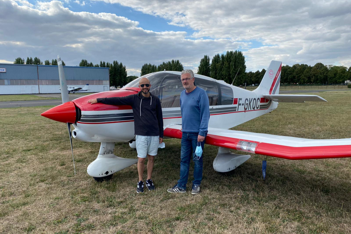 Premier vol solo Otman