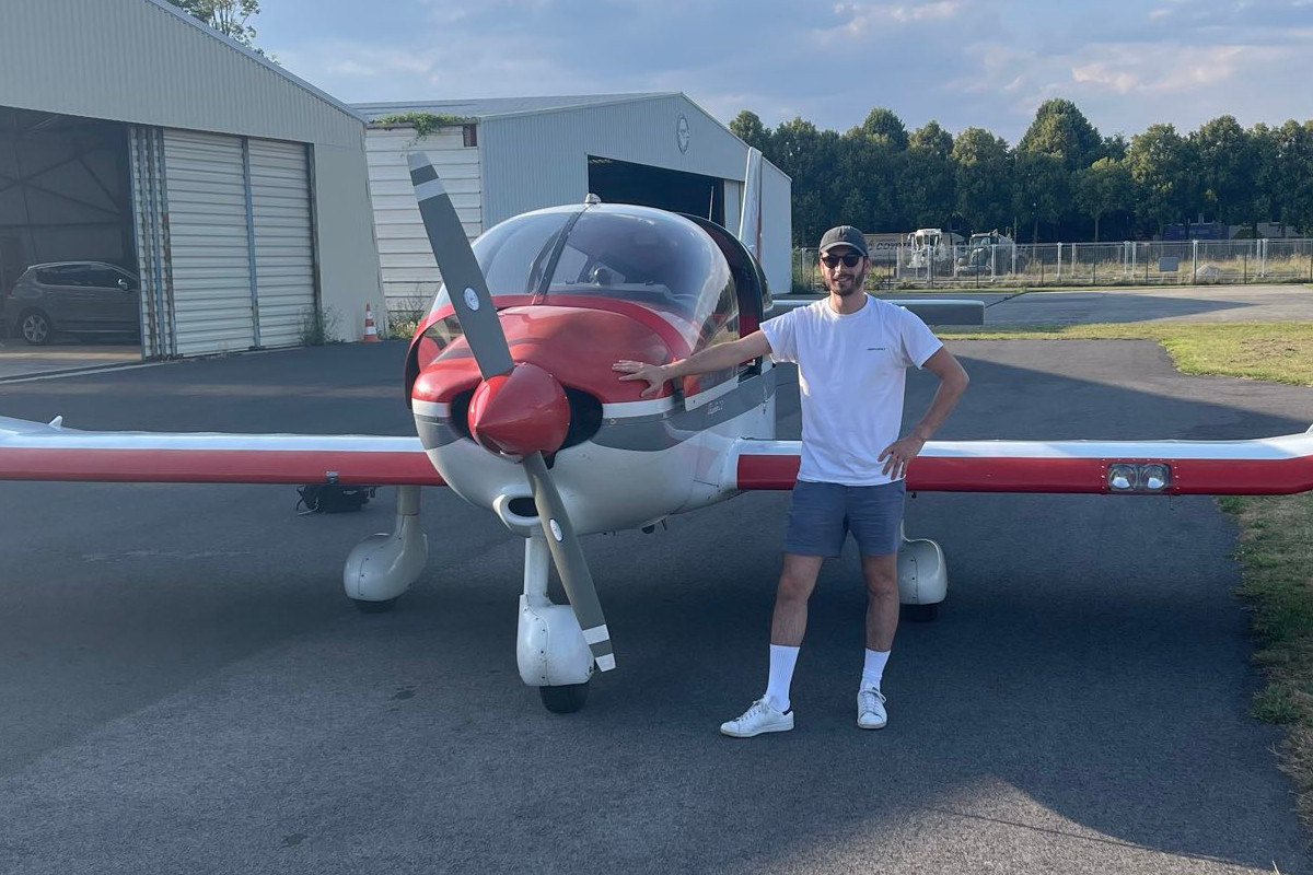 Premier vol solo de antonin