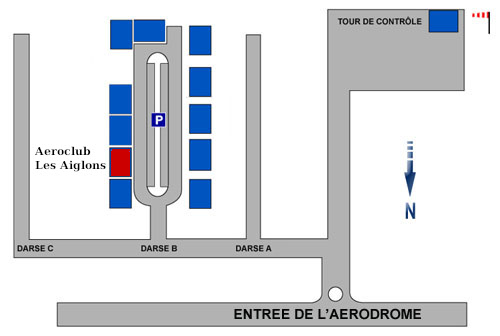 plan d'accs aux aiglons