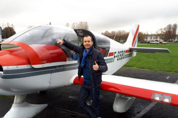 premier vol solo ppl david