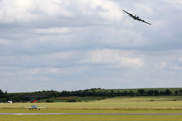 depart duxford essais moteurs b17