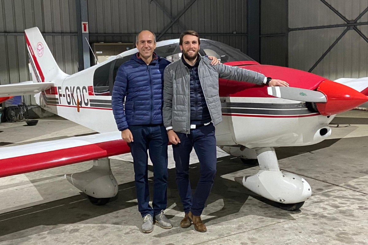 Premier vol solo de Lucas