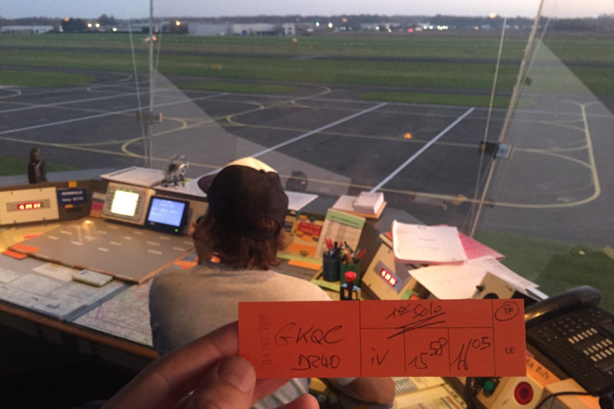 Premier vol solo de Lucas