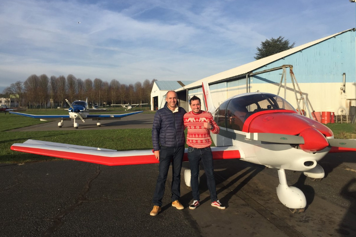 Premier vol solo de raphael