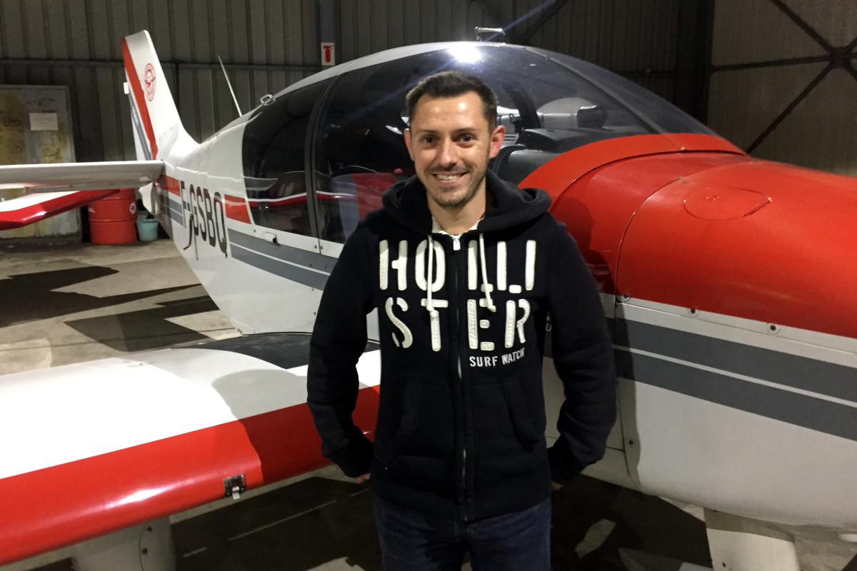 Premier vol solo de Arnaud