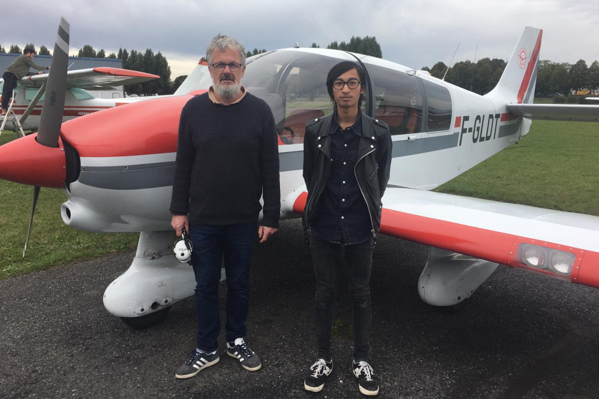 Premier vol solo de Caophi